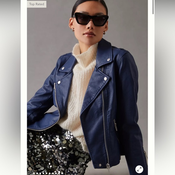 Anthropologie Jackets & Blazers - NWT Anthropologie X BLANKNYC faux leather Moro jacket